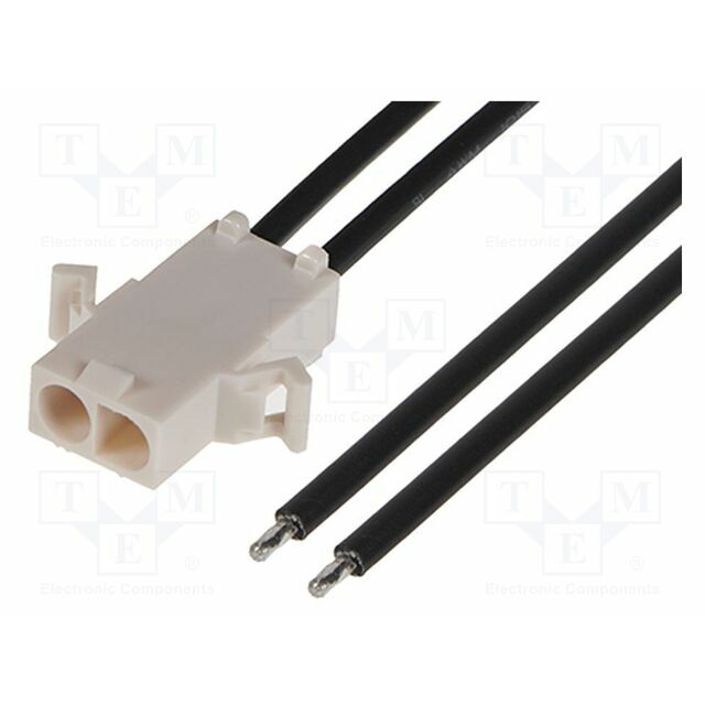 MOLEX PIN: 2; black; tinned; 6