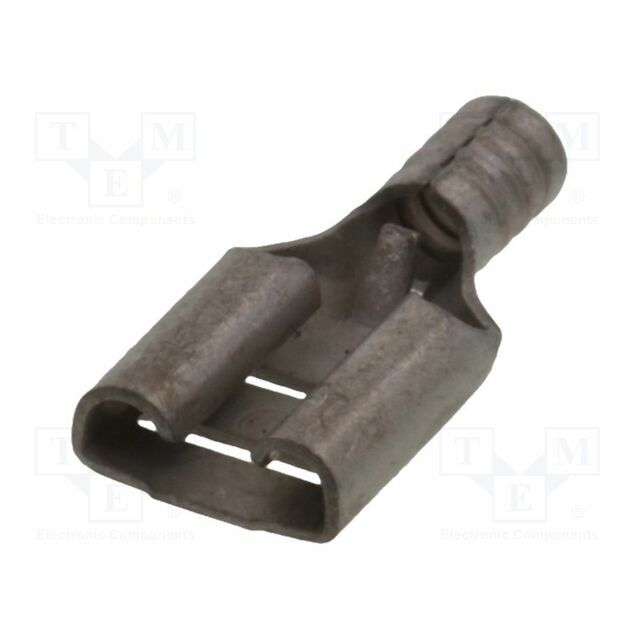 MOLEX Terminal: flat; 6.35mm; 0
