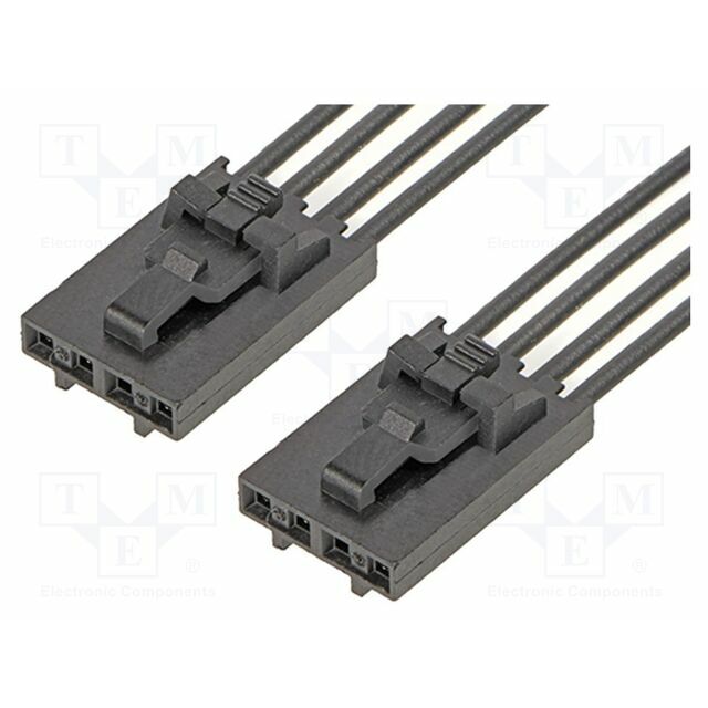 MOLEX PIN: 4; black; tinned; 2