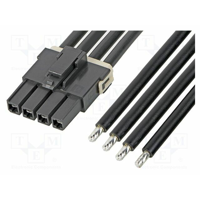 MOLEX PIN: 4; Mega-Fit; 25A; for