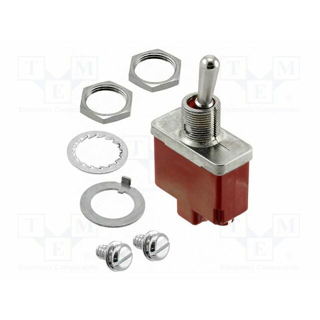 IDEC Switch: toggle; SPST; ON-OFF; Leads:
