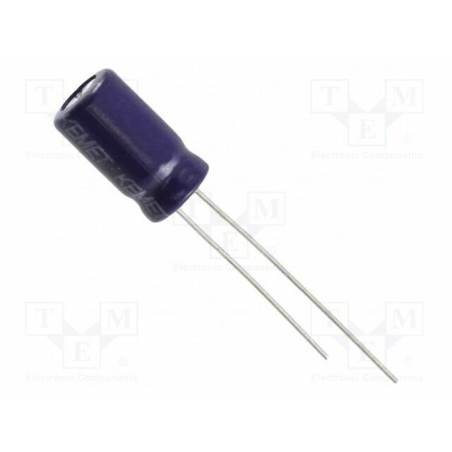 YAGEO Capacitor: electrolytic; THT; 22uF; 63VDC