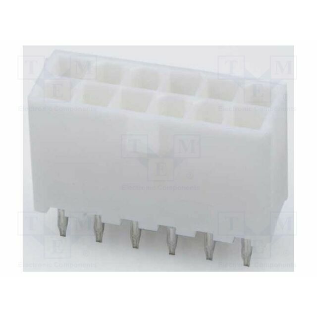 MOLEX Connector: wire-board; male; PIN: 12
