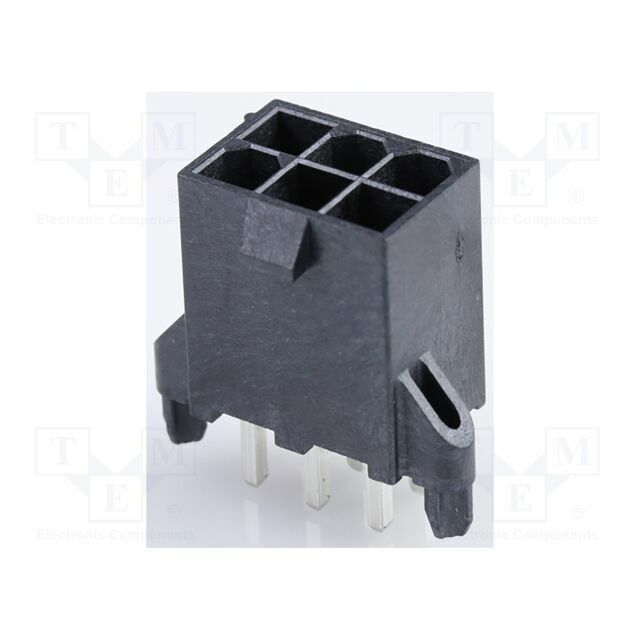 MOLEX Connector: wire-board; male; PIN: 6