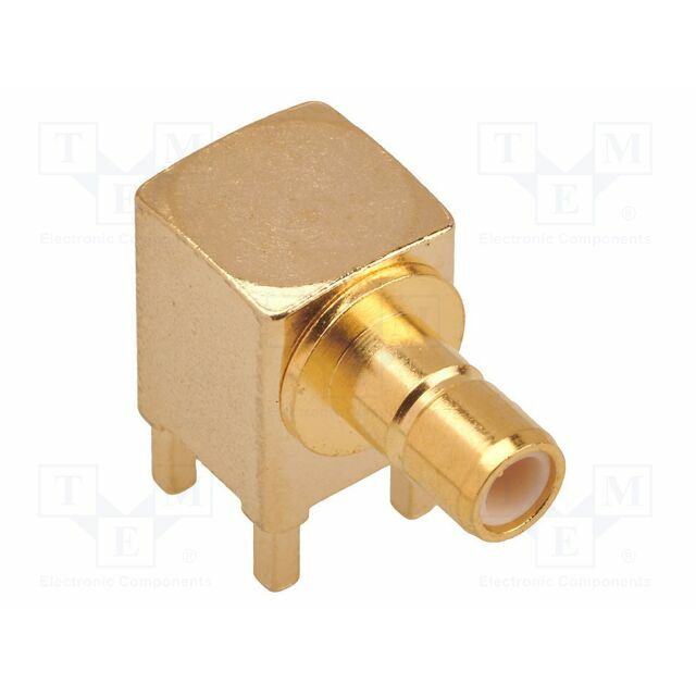 MOLEX Connector: SMB; socket; angled; 50Ω