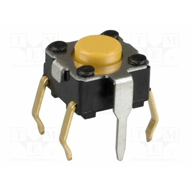 OMRON Microswitch TACT; SPST; THT; none