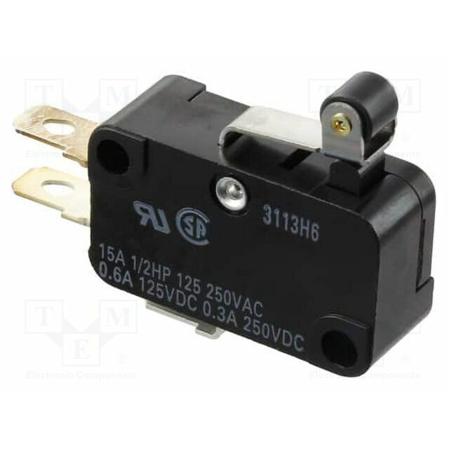 OMRON Microswitch SNAP ACTION; SPDT; ON-(ON)