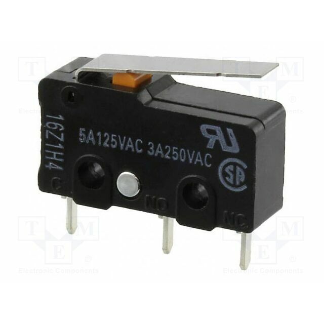 OMRON Microswitch SNAP ACTION; SPDT; ON-(ON)