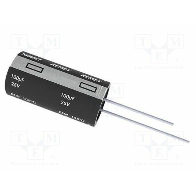 YAGEO Capacitor: electrolytic; THT; 1mF; 35VDC