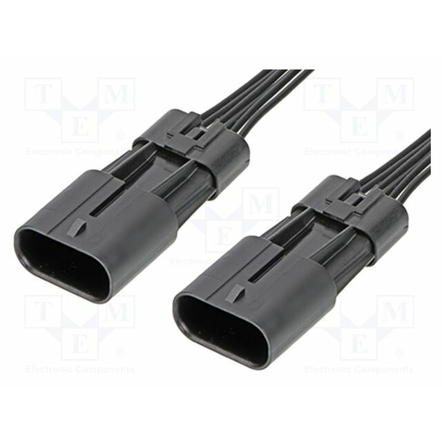 MOLEX PIN: 6; 1m; black; tinned
