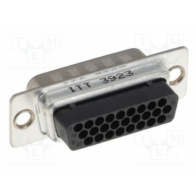 ITT CANNON Connector: D-Sub; straight; soldering