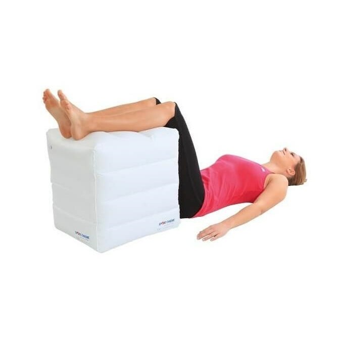 Piepūšams kubs SUNDO, PVC, balts, 420×390×460