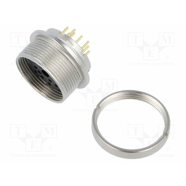 BINDER Connector: M16; socket; female; PIN: