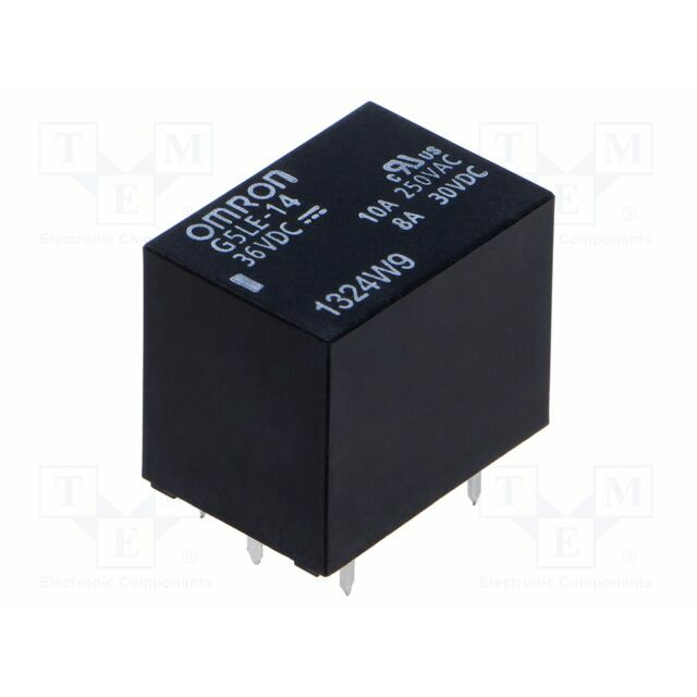OMRON Electronic Components Relay: electromagnetic; Ucoil: