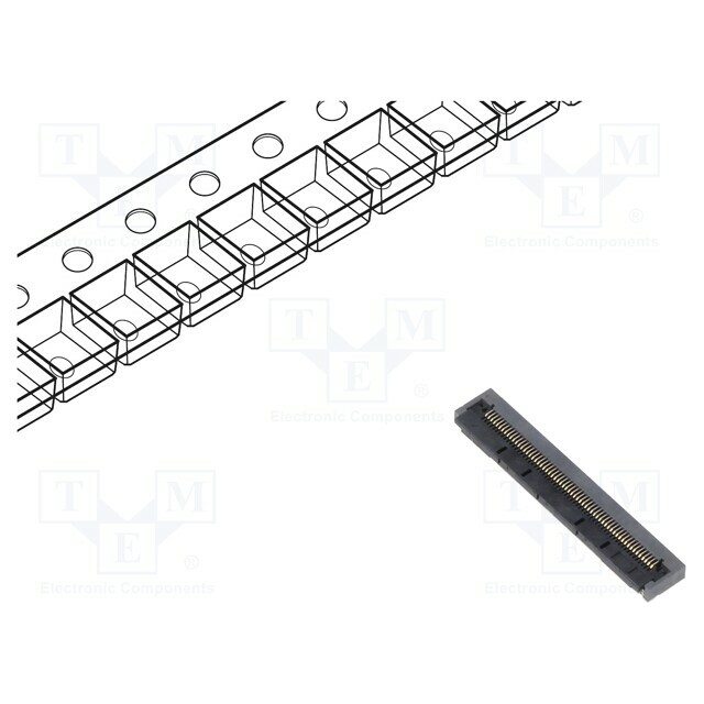 HIROSE Connector: FFC/FPC; gold-plated; SMT; 500mA