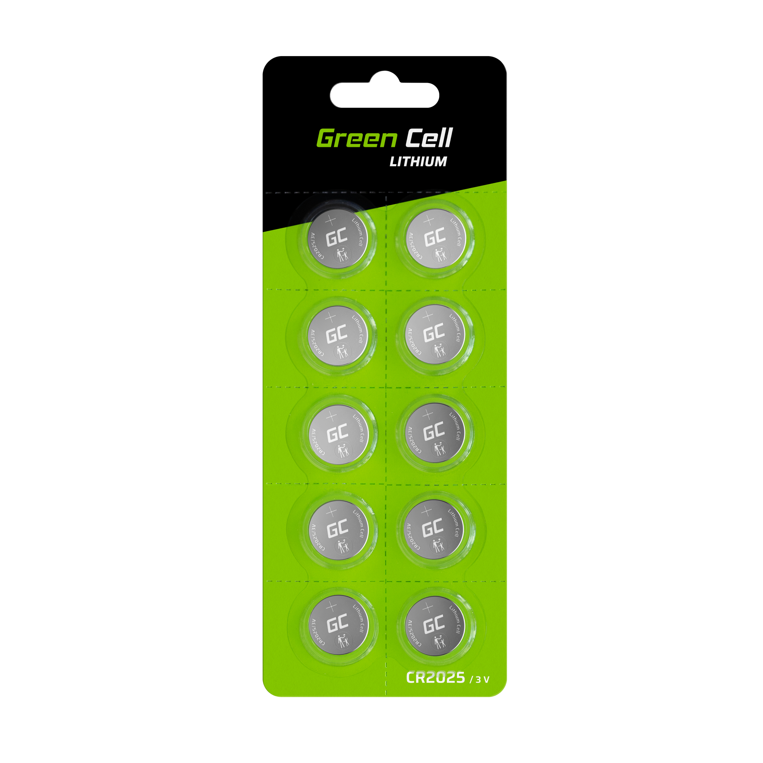 Green Cell Blister 10x Lithium Battery