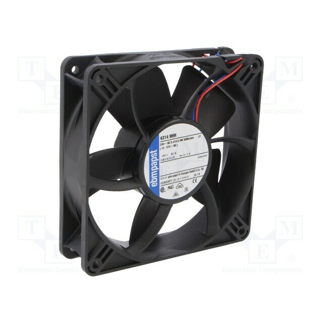 EBM-PAPST Fan: DC; 119x119x32mm; axial; 24VDC