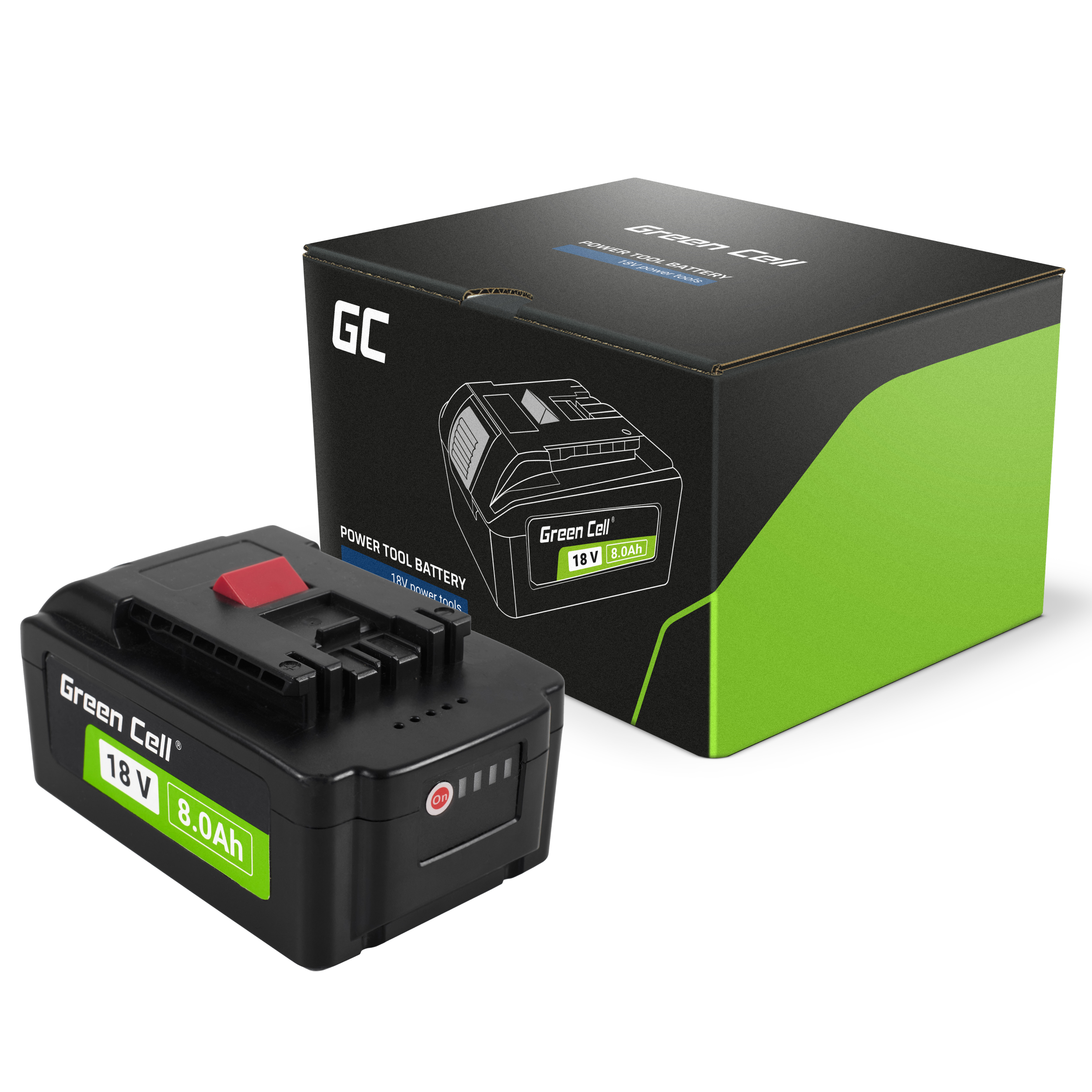 GREEN CELL Battery for Bosch 18V