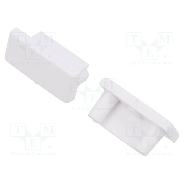 TOPMET Cap for LED profiles; white