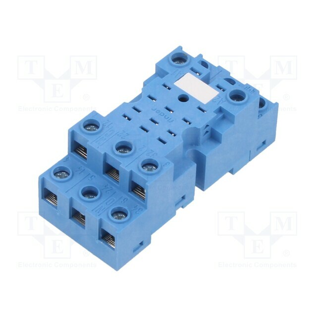 FINDER Socket; on panel,for DIN
