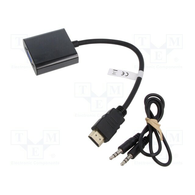 Adapter; D-Sub 15pin HD socket,HDMI