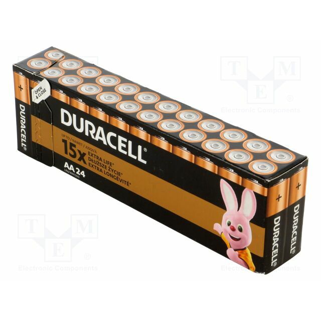 DURACELL Battery: alkaline; AA; 1.5V