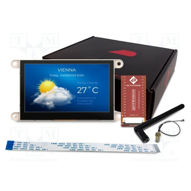 4D SYSTEMS Display: TFT; 4.3"