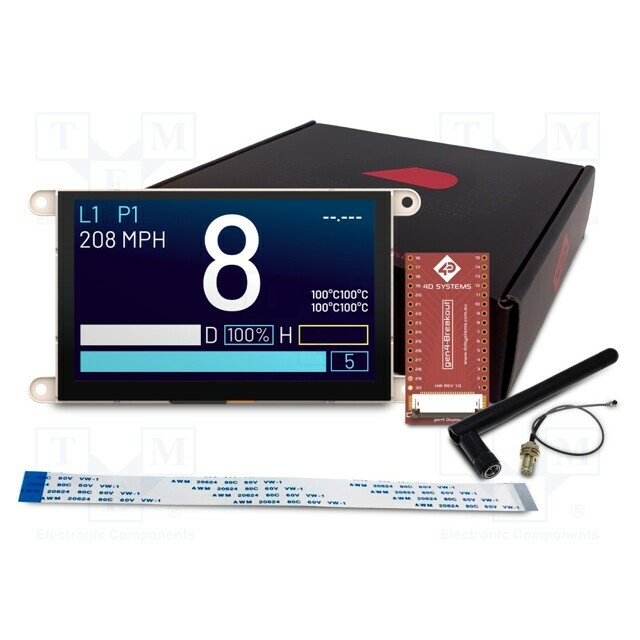 4D SYSTEMS Display: TFT; 5"; 800x480