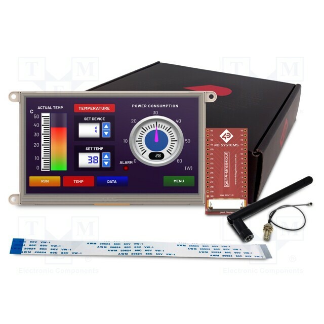 4D SYSTEMS Display: TFT; 7"; 800x480