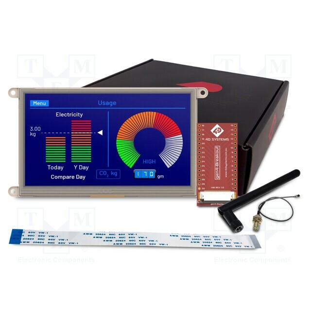 4D SYSTEMS Display: TFT; 7"; 800x480