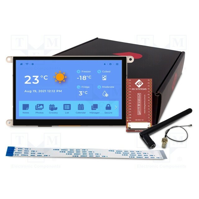 4D SYSTEMS Display: TFT; 7"; 800x480