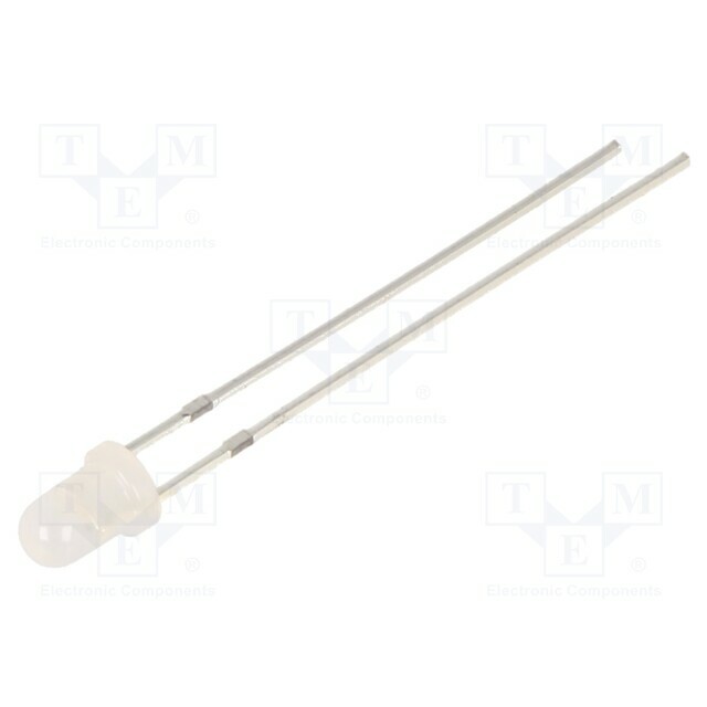 OPTOSUPPLY LED; red; 3mm; 68÷100mcd; 30°