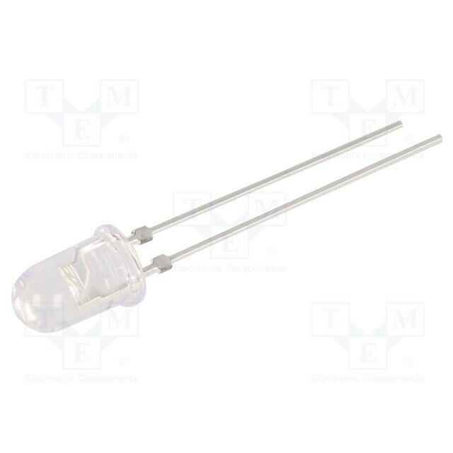 OPTOSUPPLY LED; green; 5mm; 4200÷7000mcd; 60°