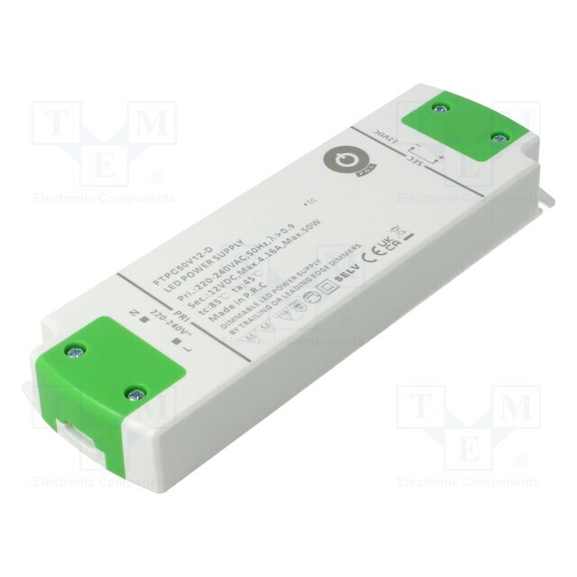POS Power supply: switching; LED; 50W