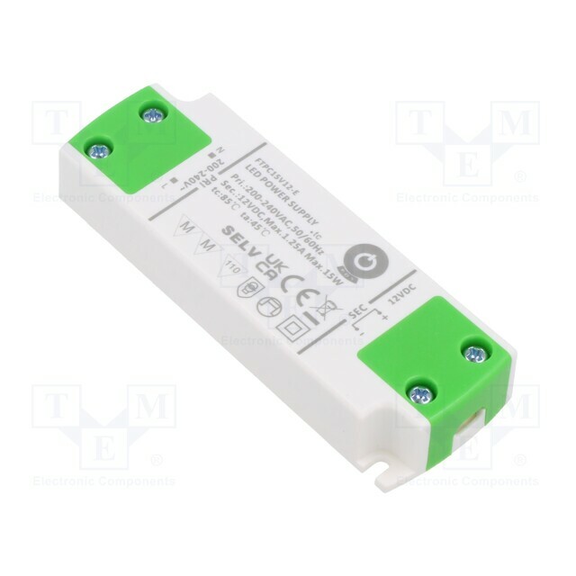 POS Power supply: switching; LED; 15W