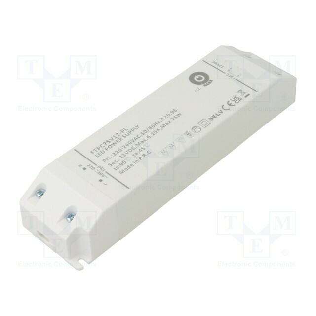 POS Power supply: switching; LED; 75W