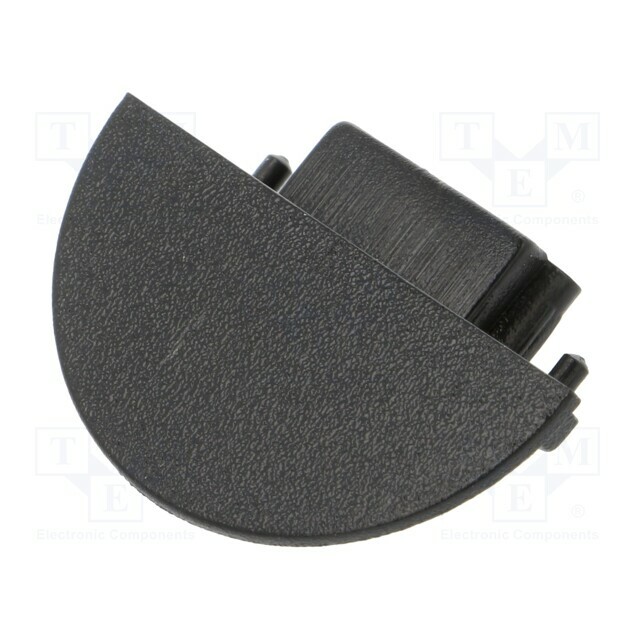 TOPMET Cap for LED profiles; black