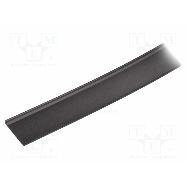 TOPMET Cover for LED profiles; black