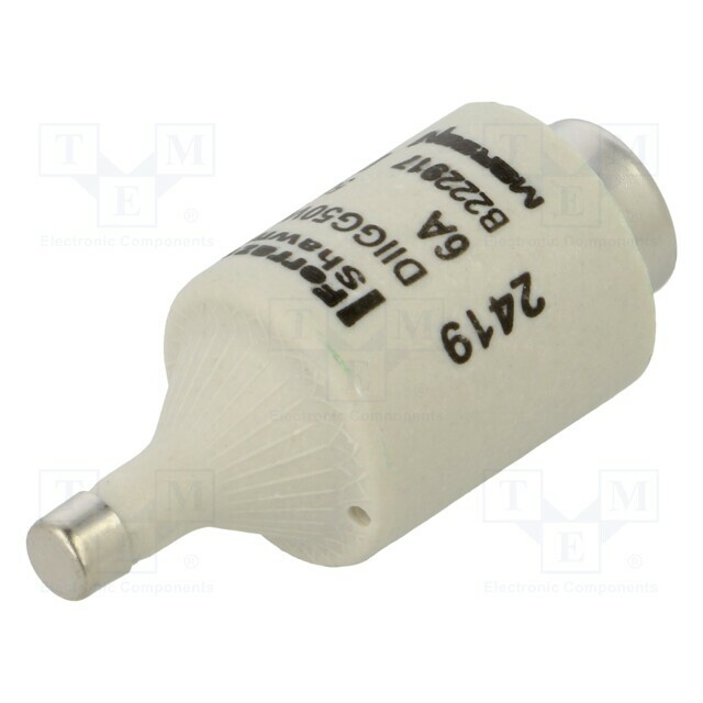 MERSEN Fuse: fuse; DII; industrial; 6A