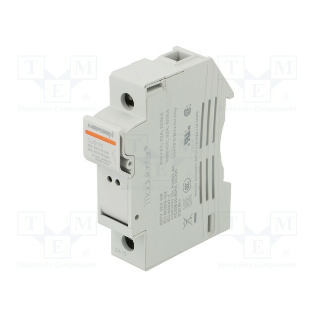 MERSEN Fuse base; 10x38mm; for DIN