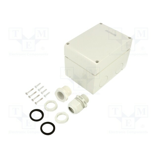 Enclosure: junction box; X: 106mm; Y: