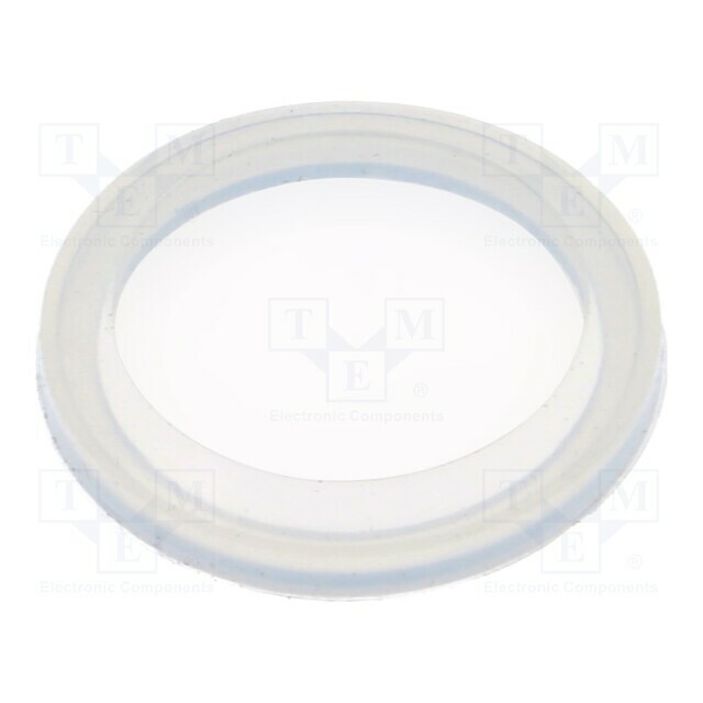 Cover; IP68; transparent; Ø18x2.8mm; GQ16F