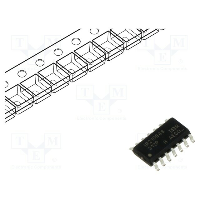 INFINEON TECHNOLOGIES IC: driver; MOSFET half-bridge