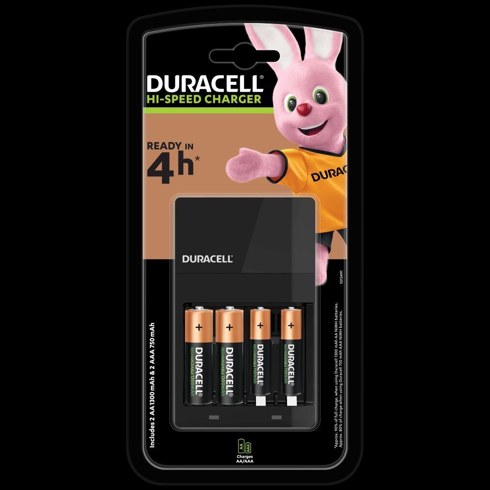 Duracell Hi-Speed Value Charger inc. 2AA