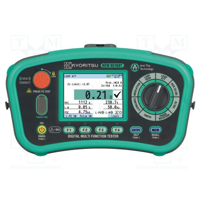 KYORITSU Meter: appliance meter; colour,LCD
