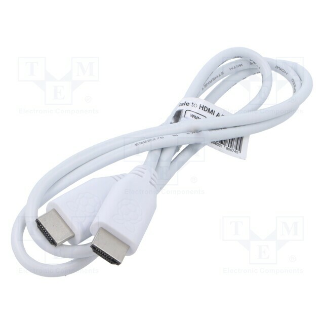 RASPBERRY PI Connection cable; white; 1m