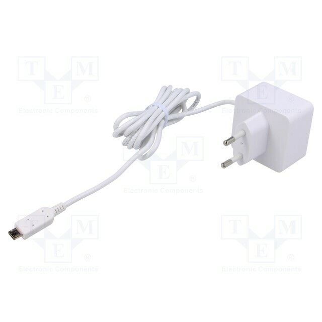 RASPBERRY PI Power supply; white; 1