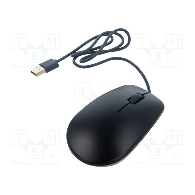 RASPBERRY PI Optical mouse; black,grey