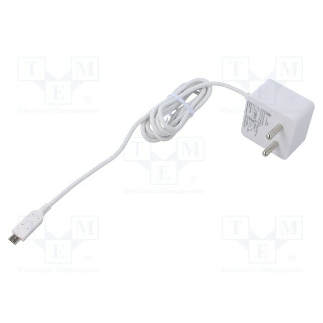 RASPBERRY PI Power supply; white; 1