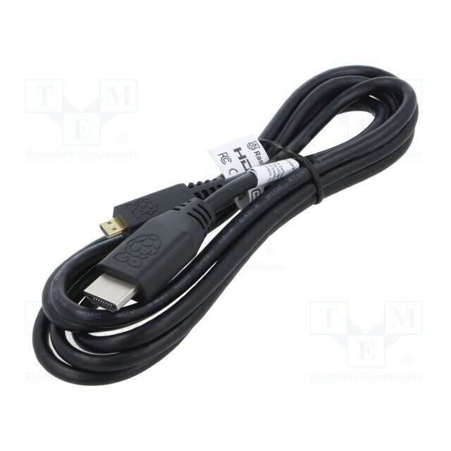RASPBERRY PI Connection cable; black; 2m